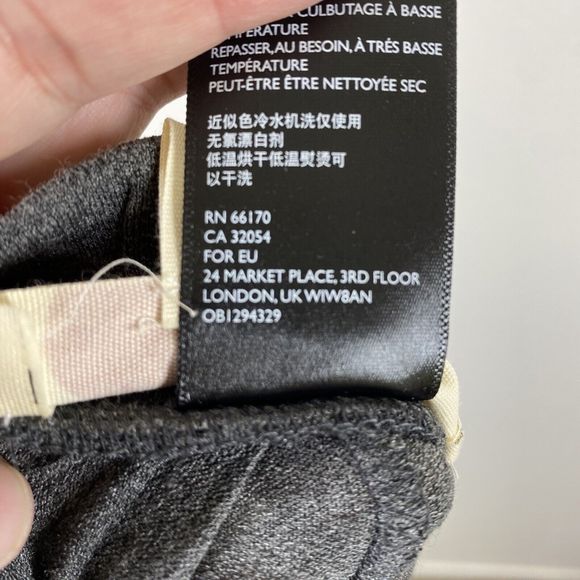 Free People Beach Womens Waterfall Harem Pants Size Small Gray Charcoal Draped - Picture 11 of 11